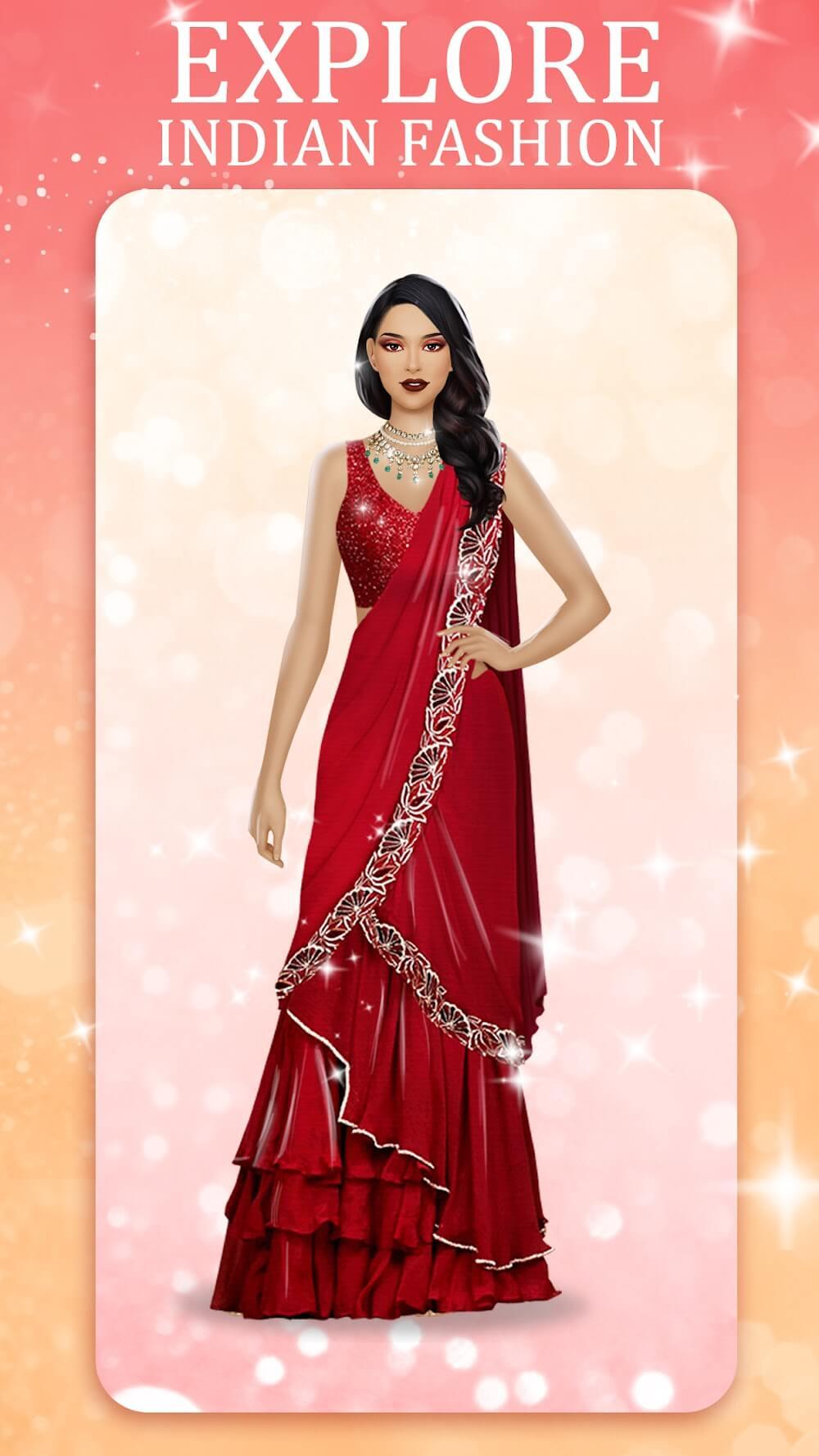 Indian Fashion Dressup Stylist Screenshot 3