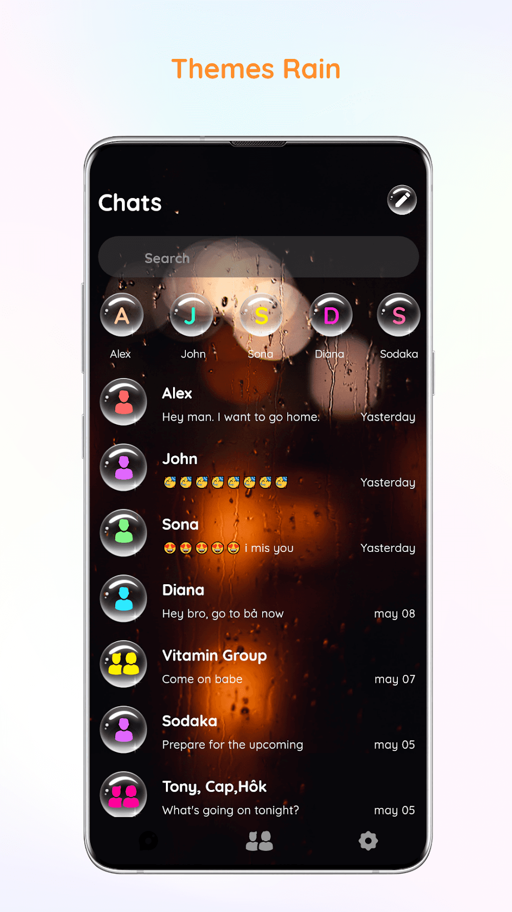 Messenger Theme Screenshot 4