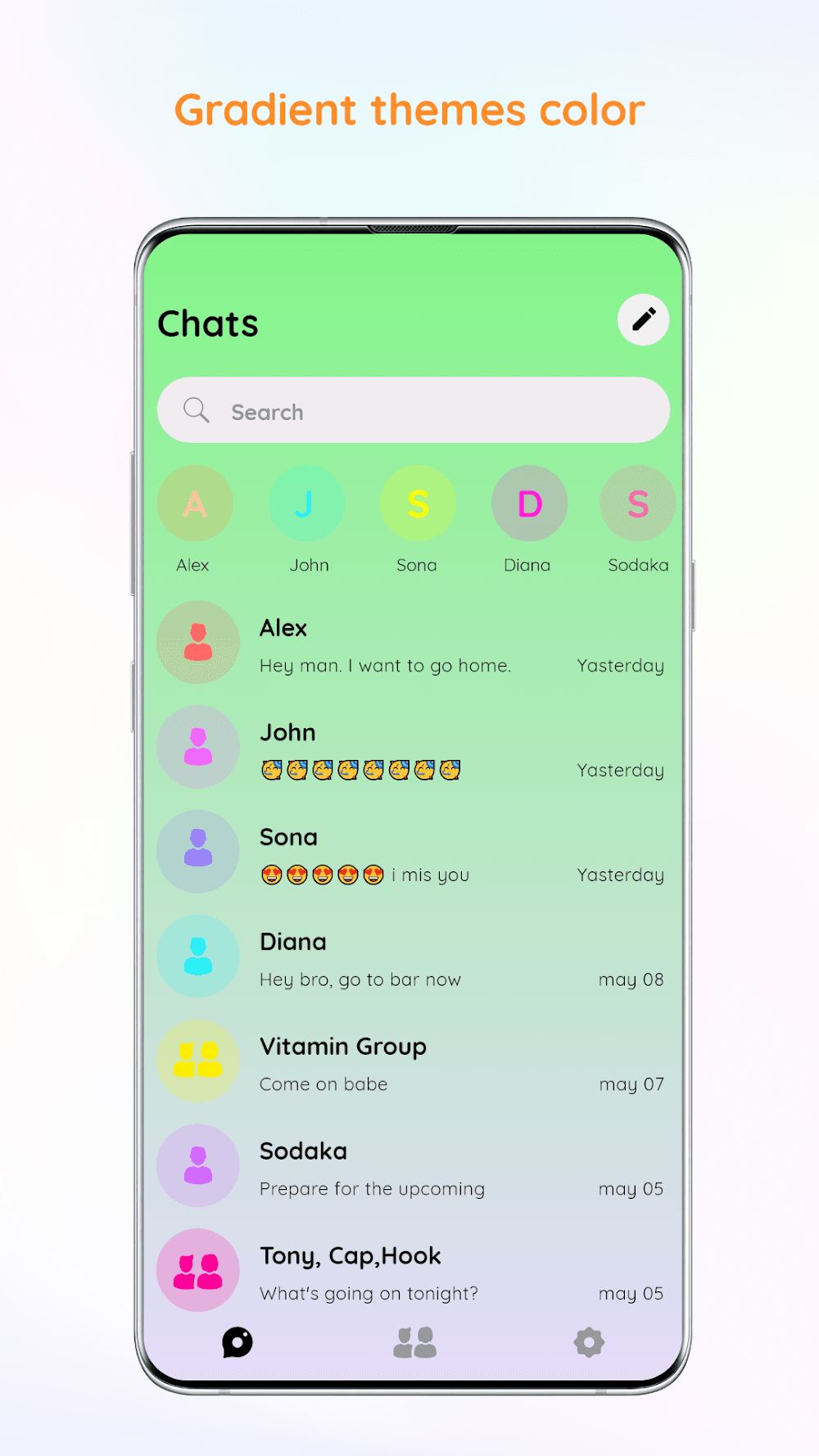 Messenger Theme Screenshot 6