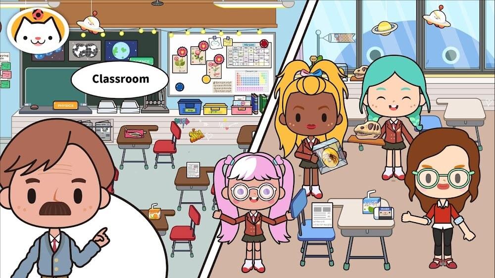 Miga Town: My School Screenshot 3