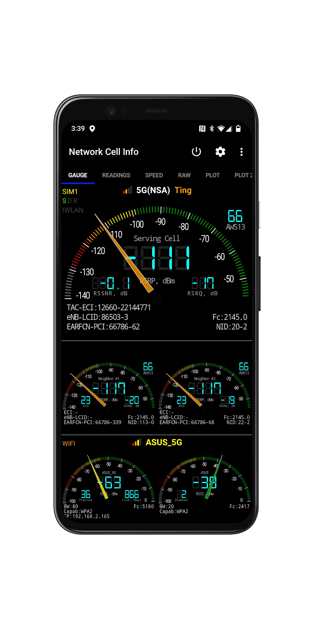 Network Cell Info Screenshot 1