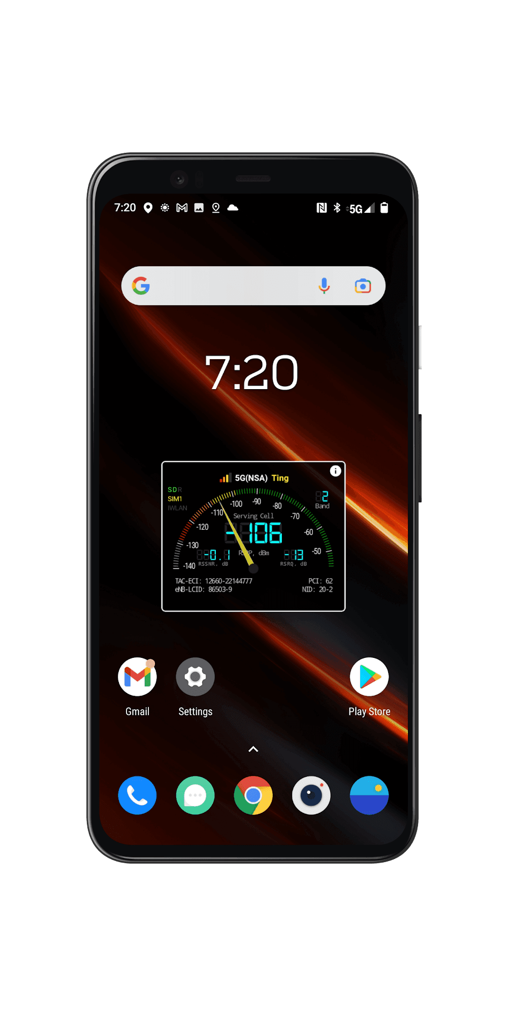 Network Cell Info Screenshot 2