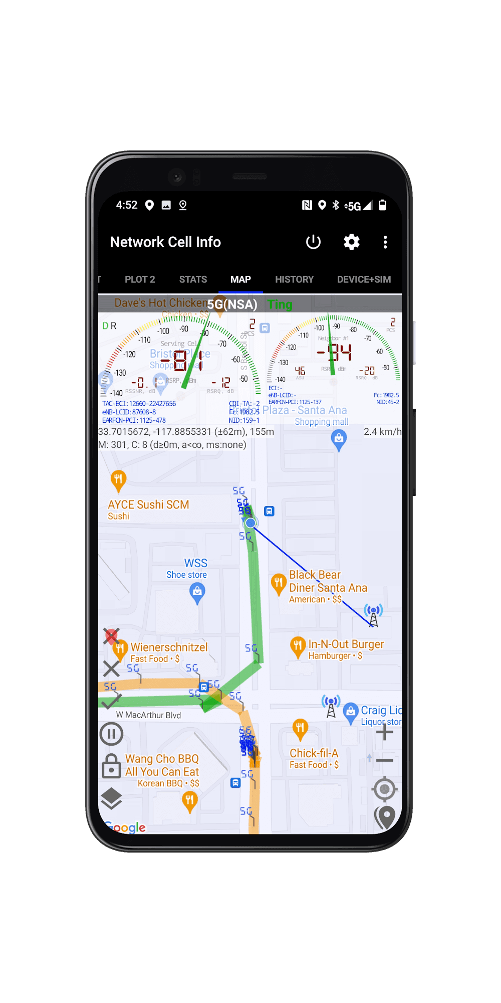 Network Cell Info Screenshot 3