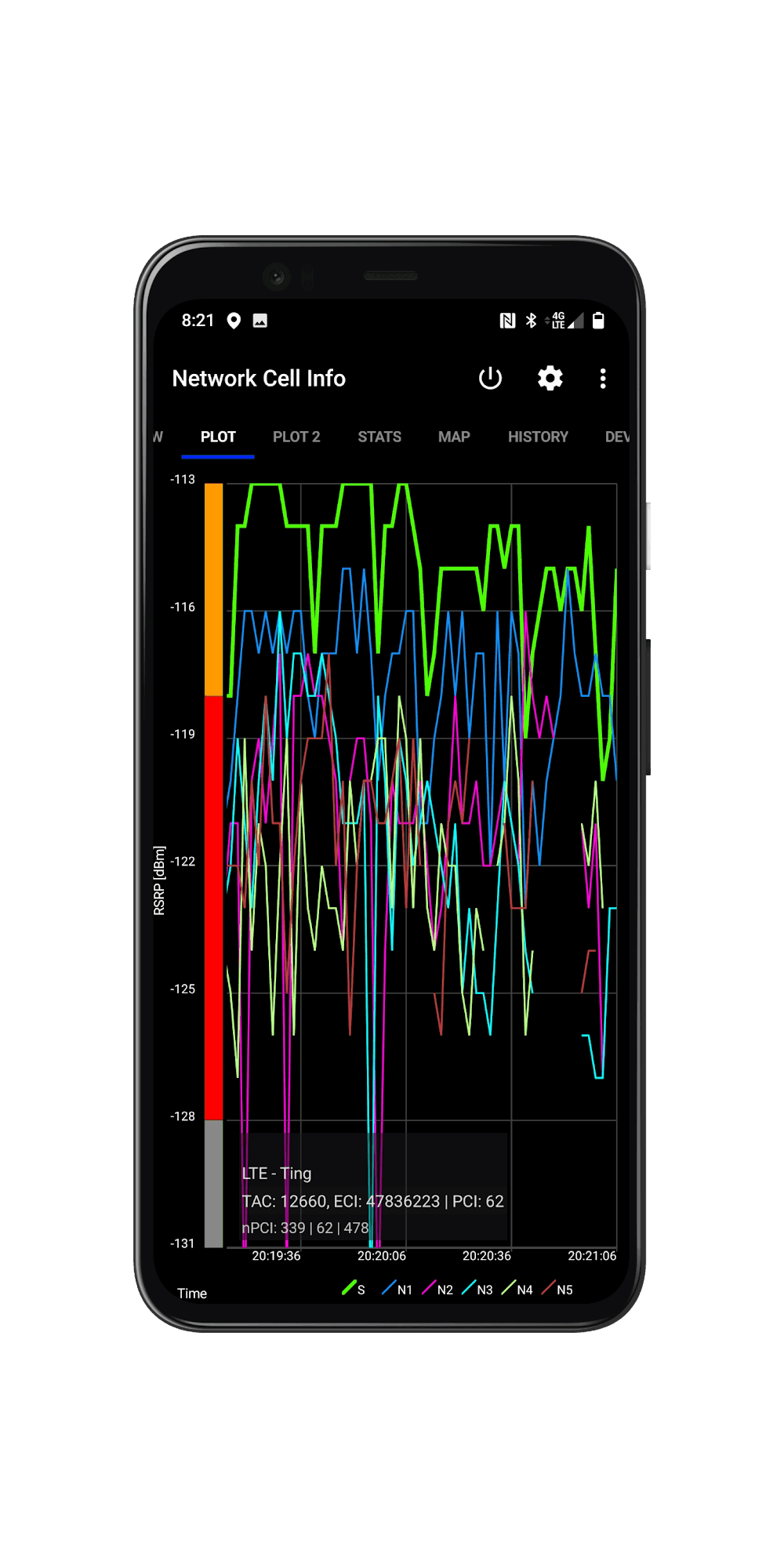 Network Cell Info Screenshot 6
