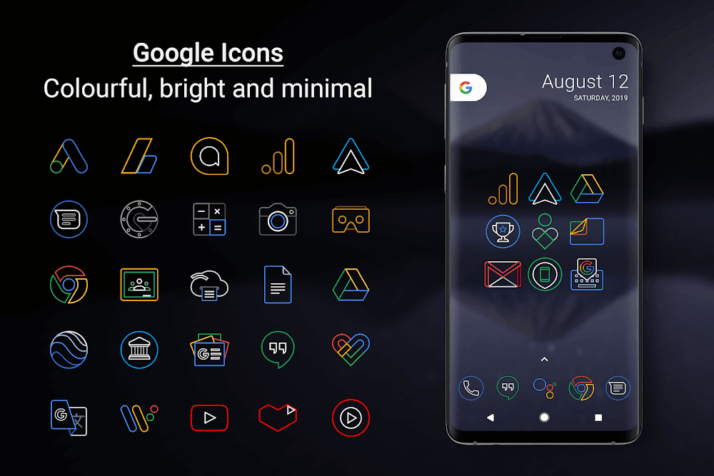 Outline Icons - Icon Pack Screenshot 3