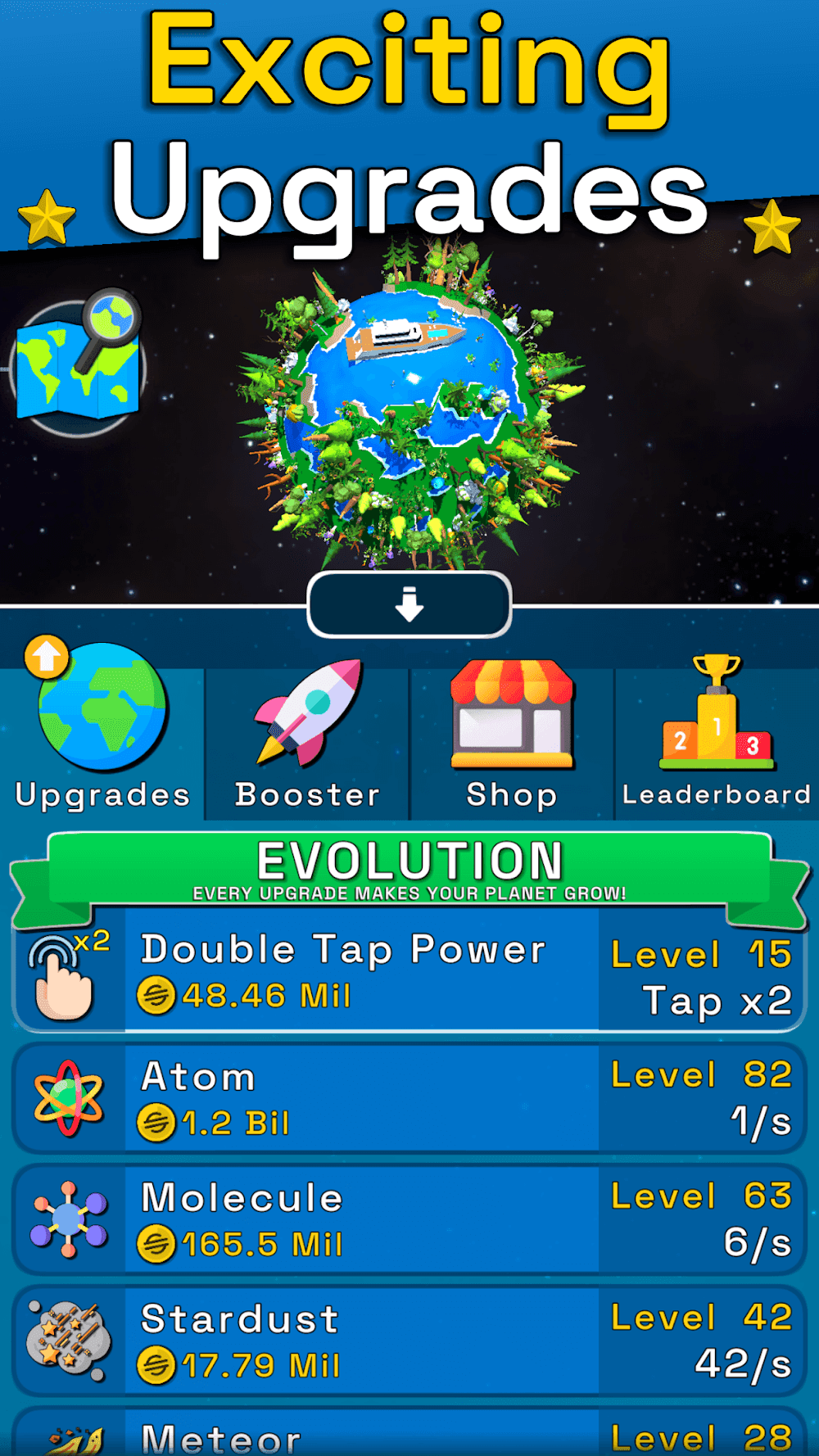 Planet Evolution: Idle Clicker Screenshot 3