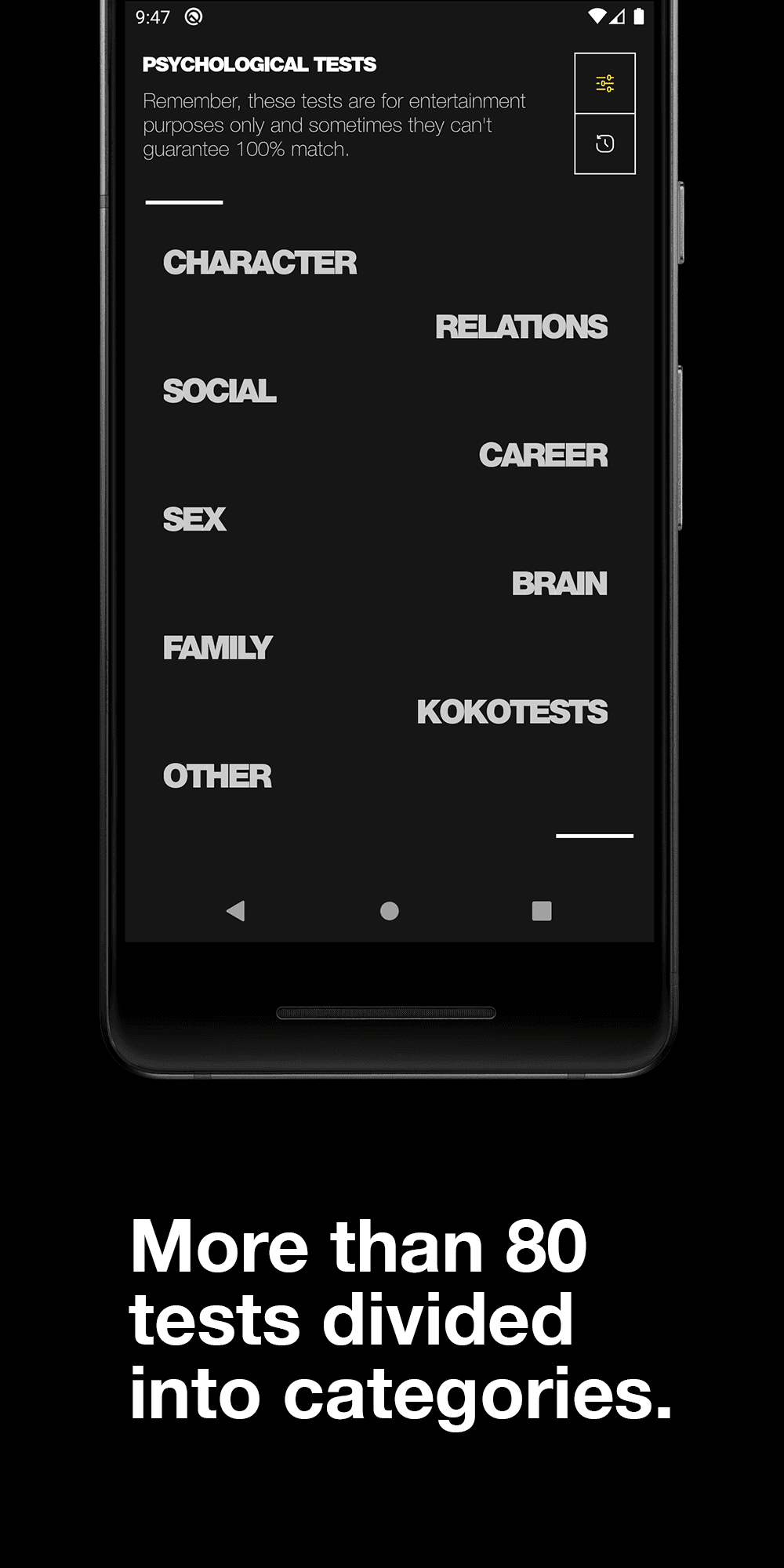 Psychological Tests Screenshot 2