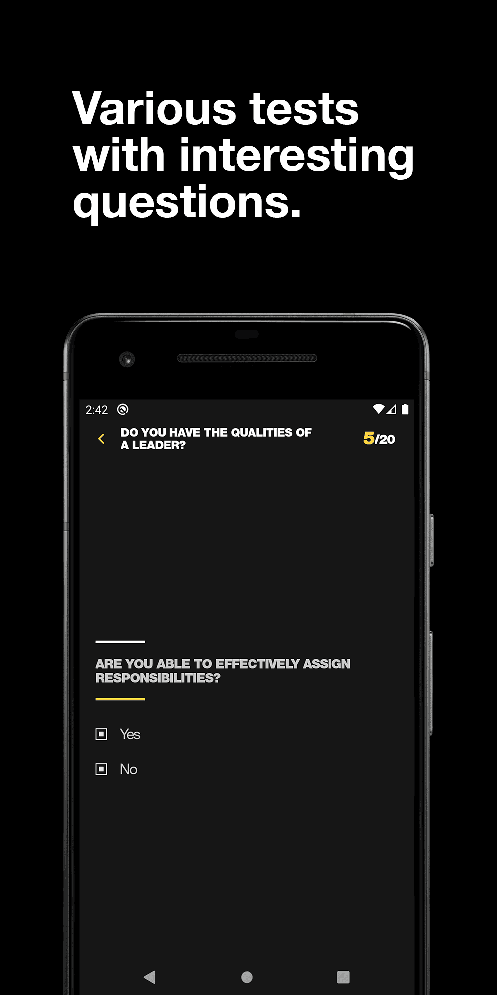 Psychological Tests Screenshot 3