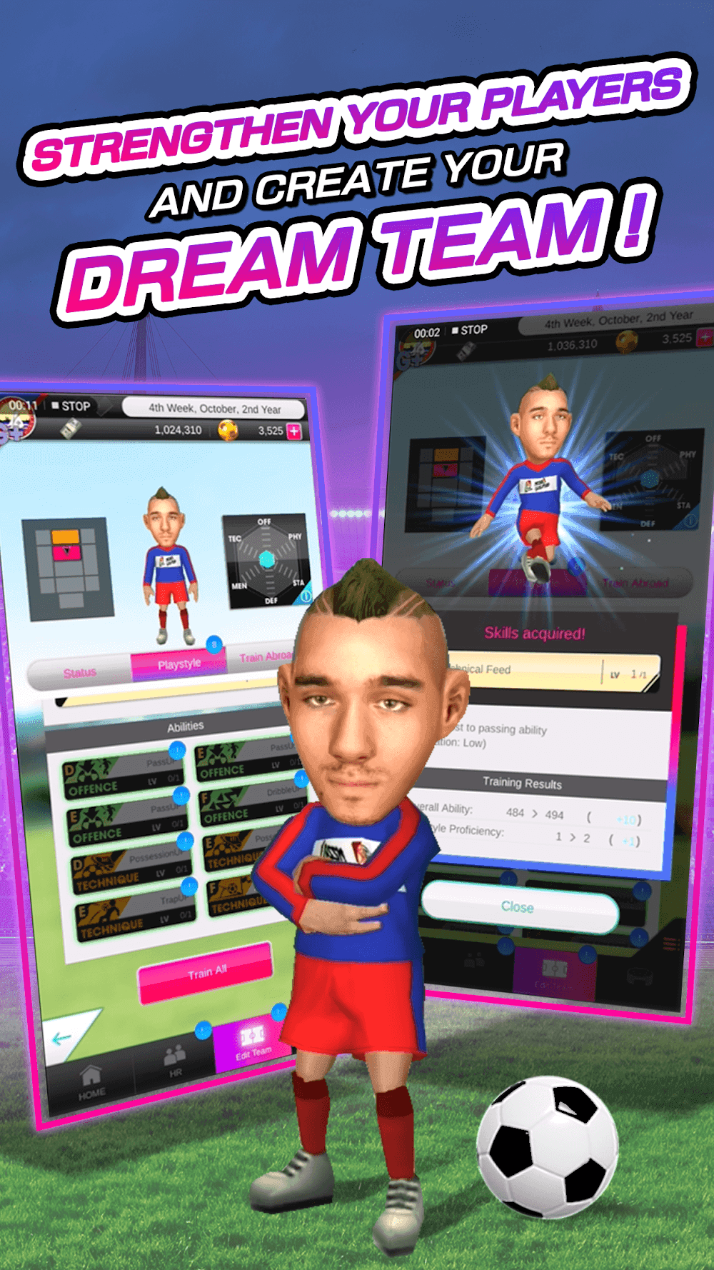 SEGA Pocket Club Manager Screenshot 3