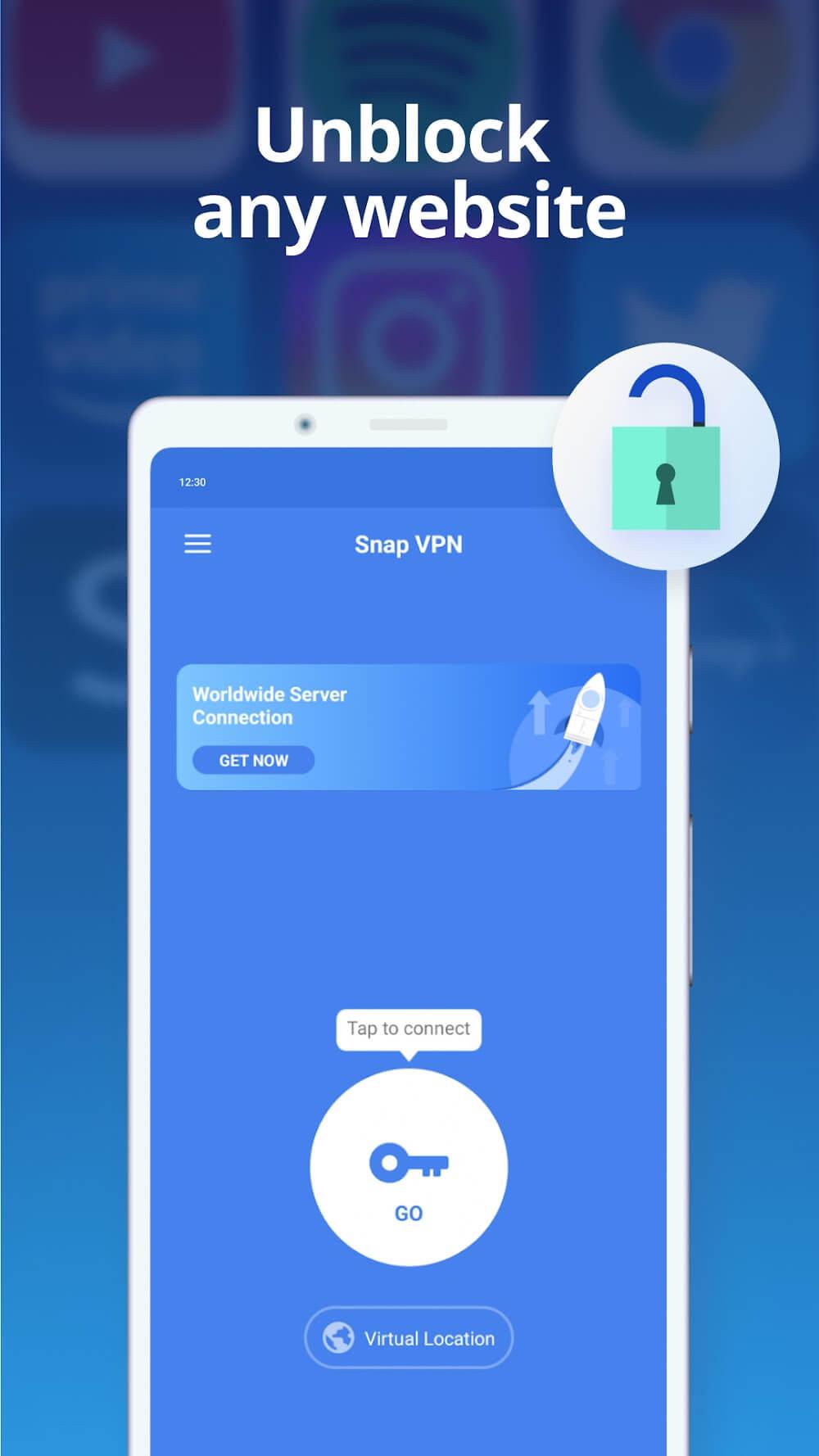 Snap VPN Screenshot 1