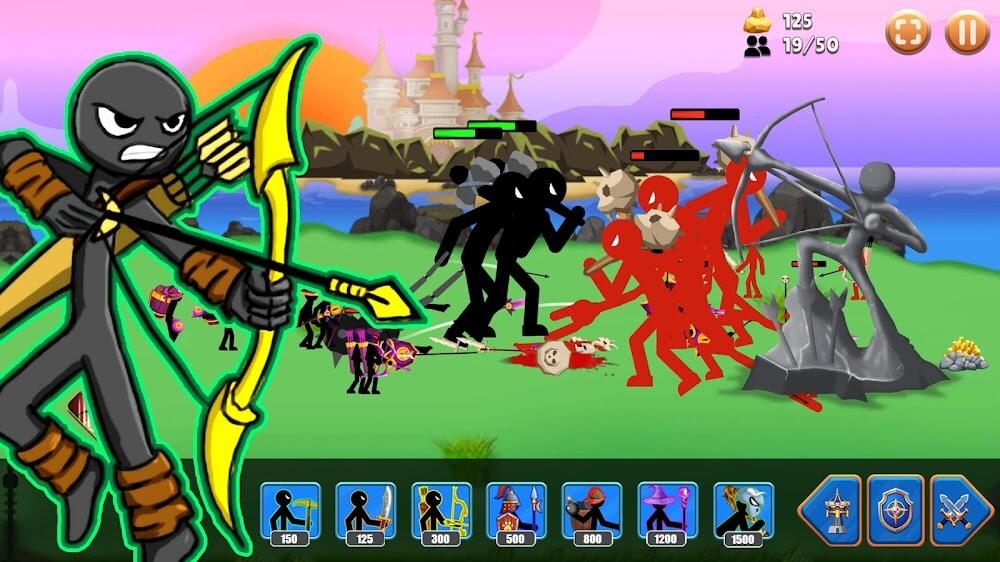 Stickman War: Clash of Stick Screenshot 1
