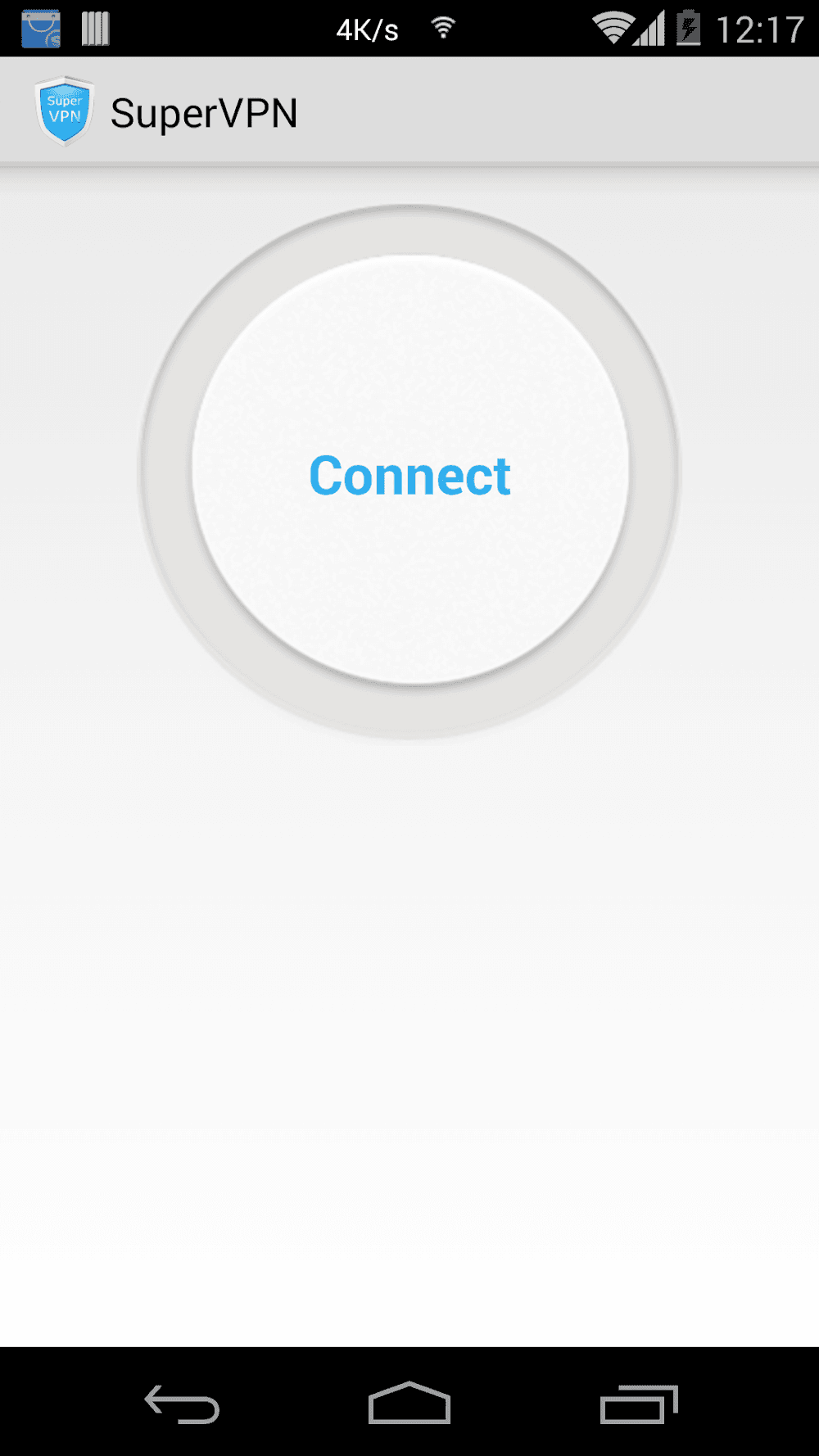 SuperVPN Fast VPN Client Screenshot 1