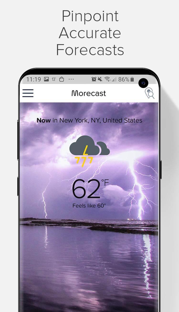 Weather MoreCast Screenshot 2