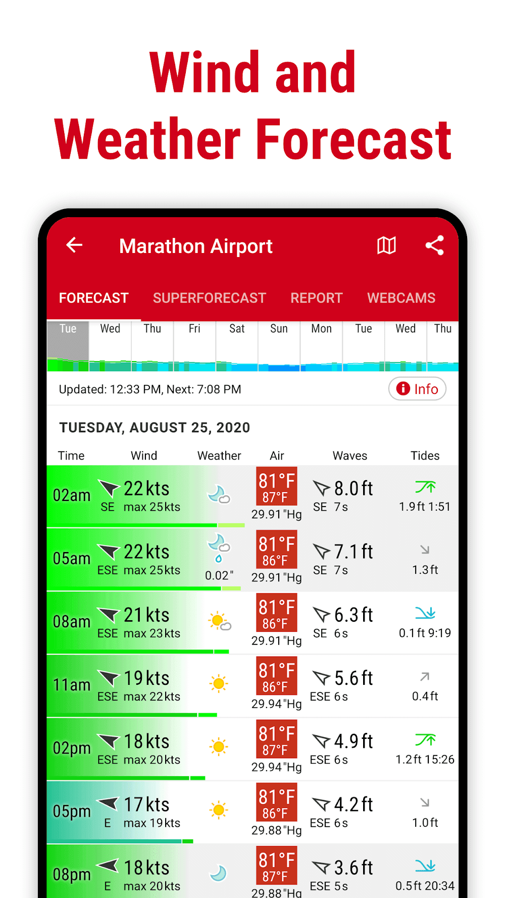 Windfinder Screenshot 3