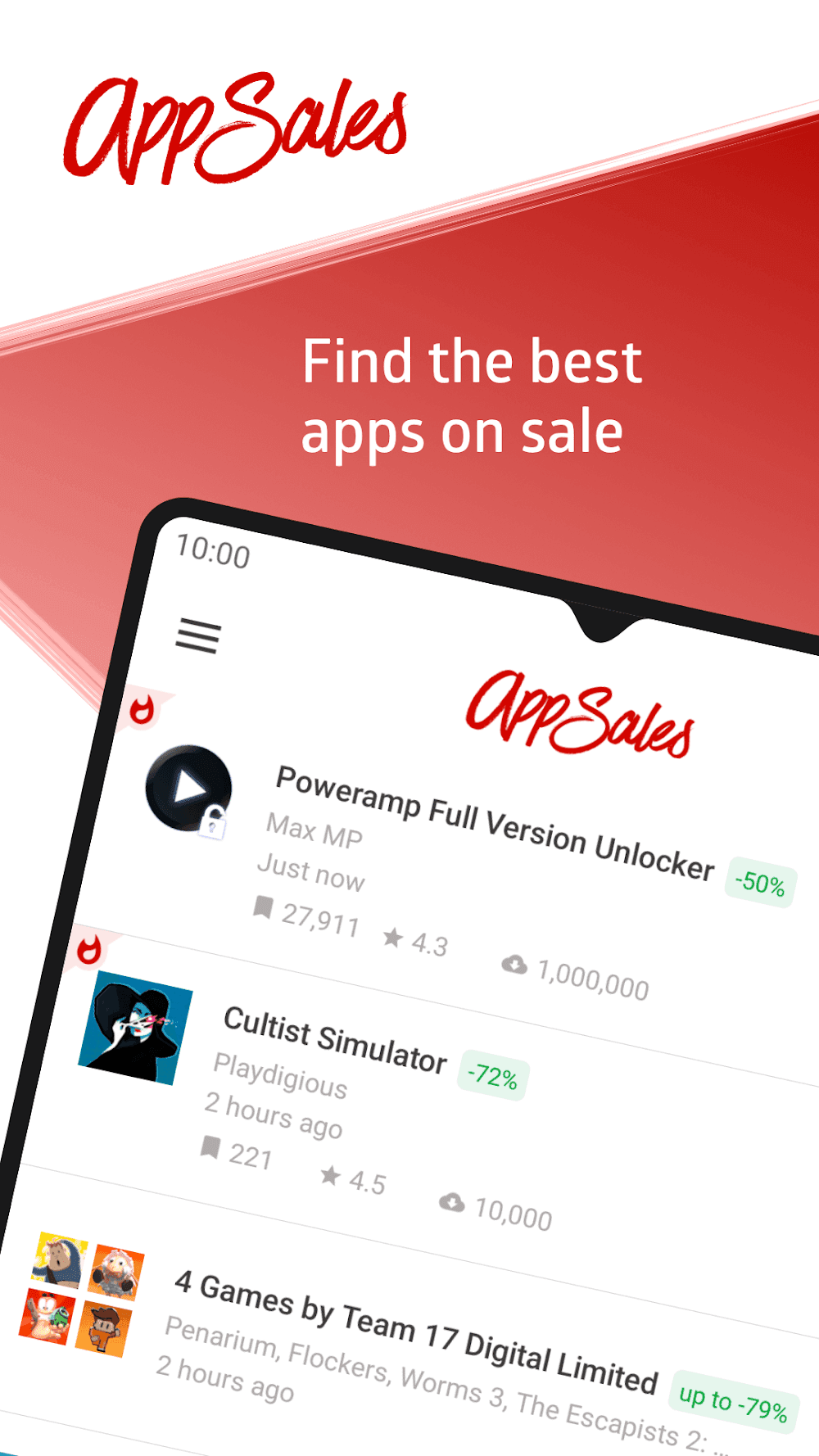 AppSales Screenshot 1