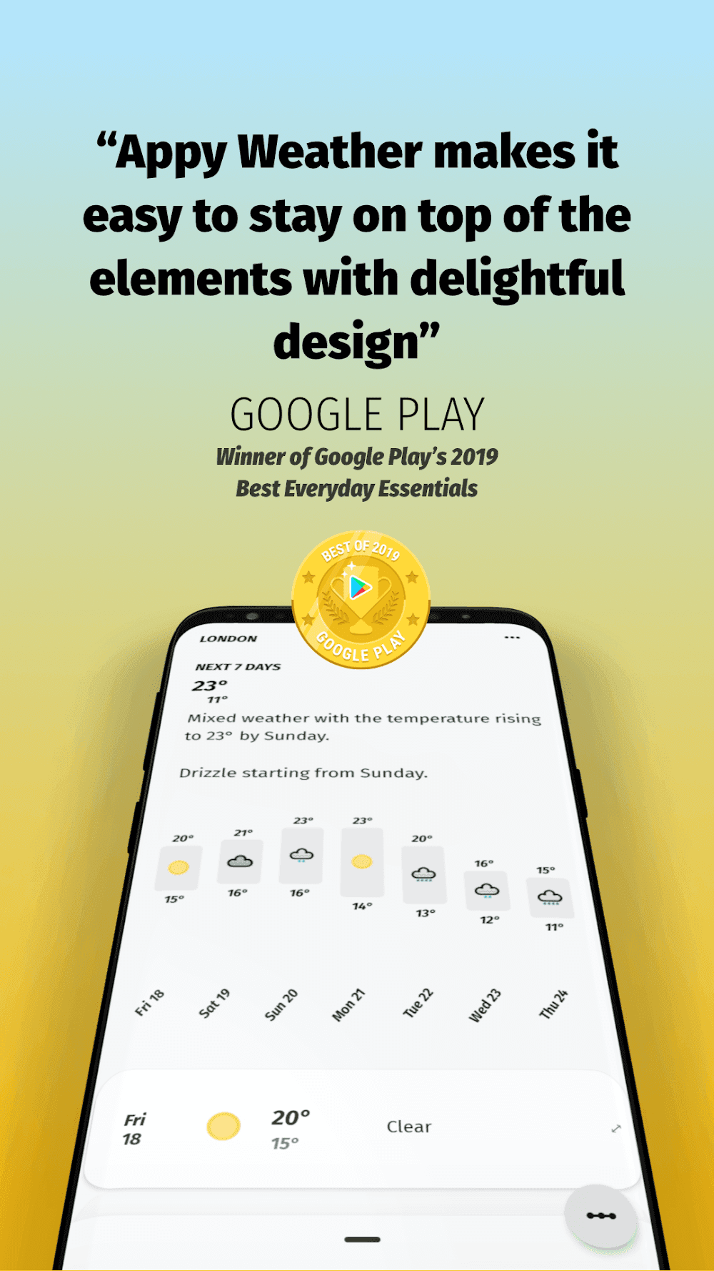 Appy Weather Screenshot 1