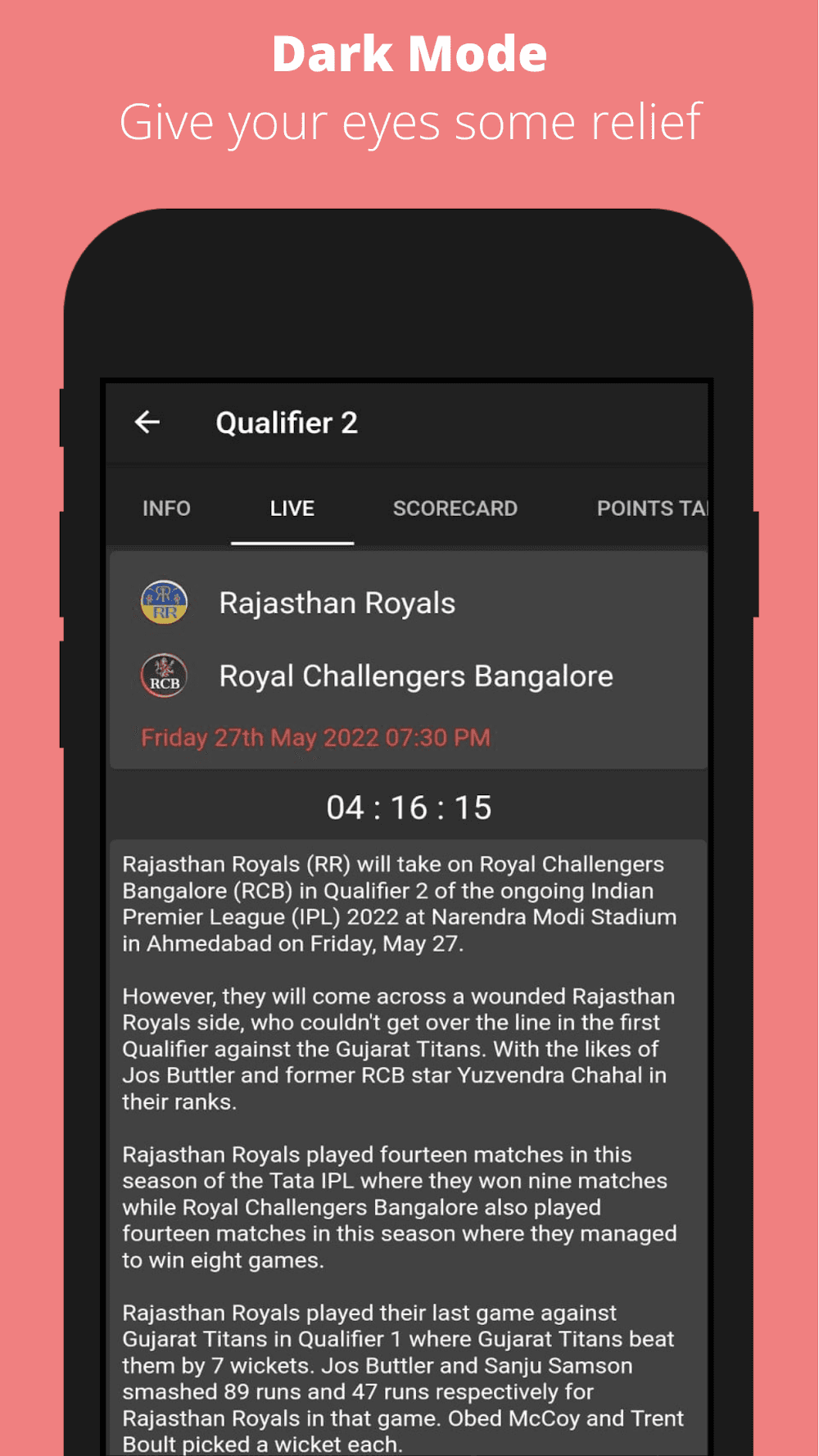 CricRed Screenshot 5
