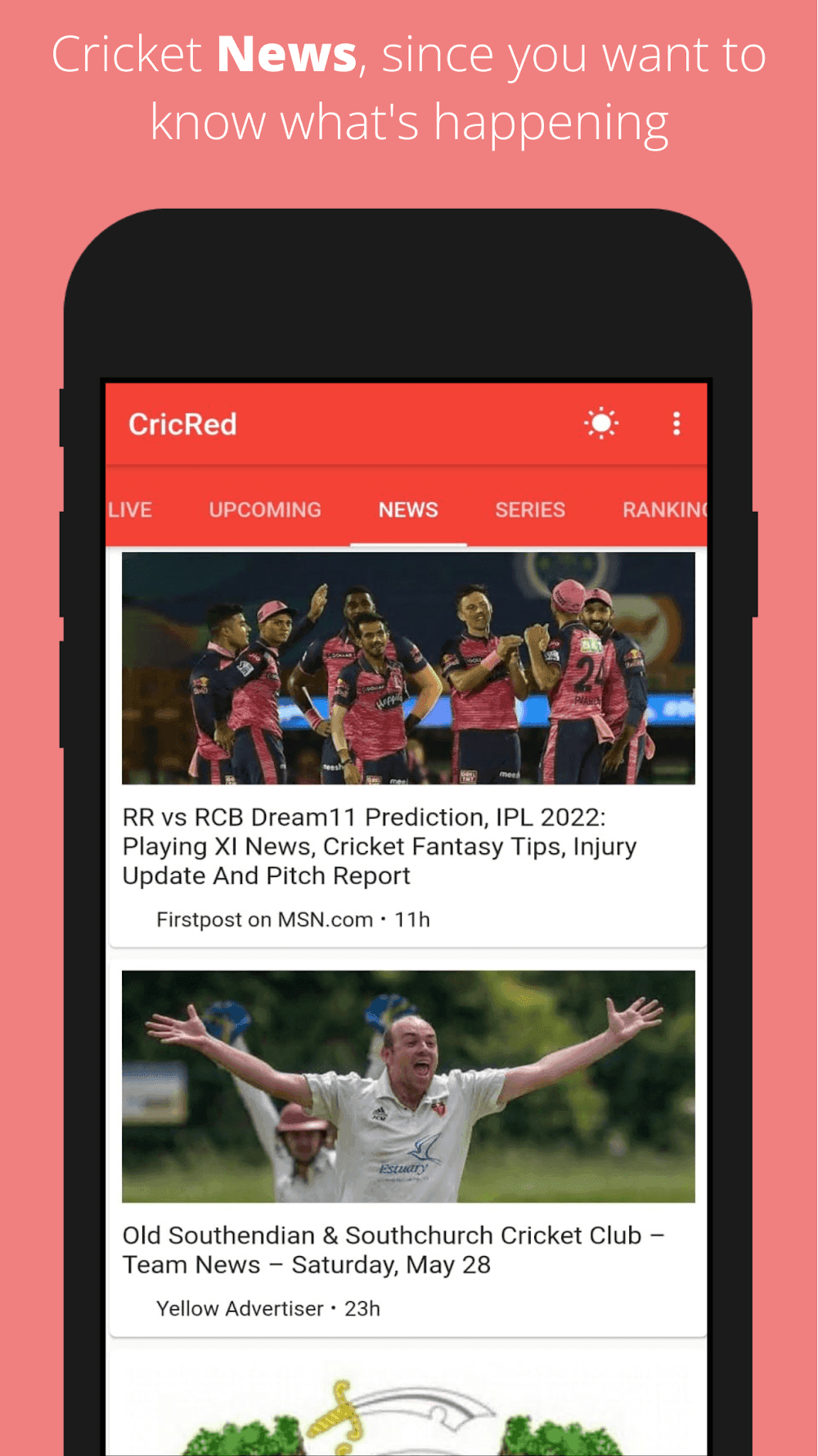 CricRed Screenshot 4