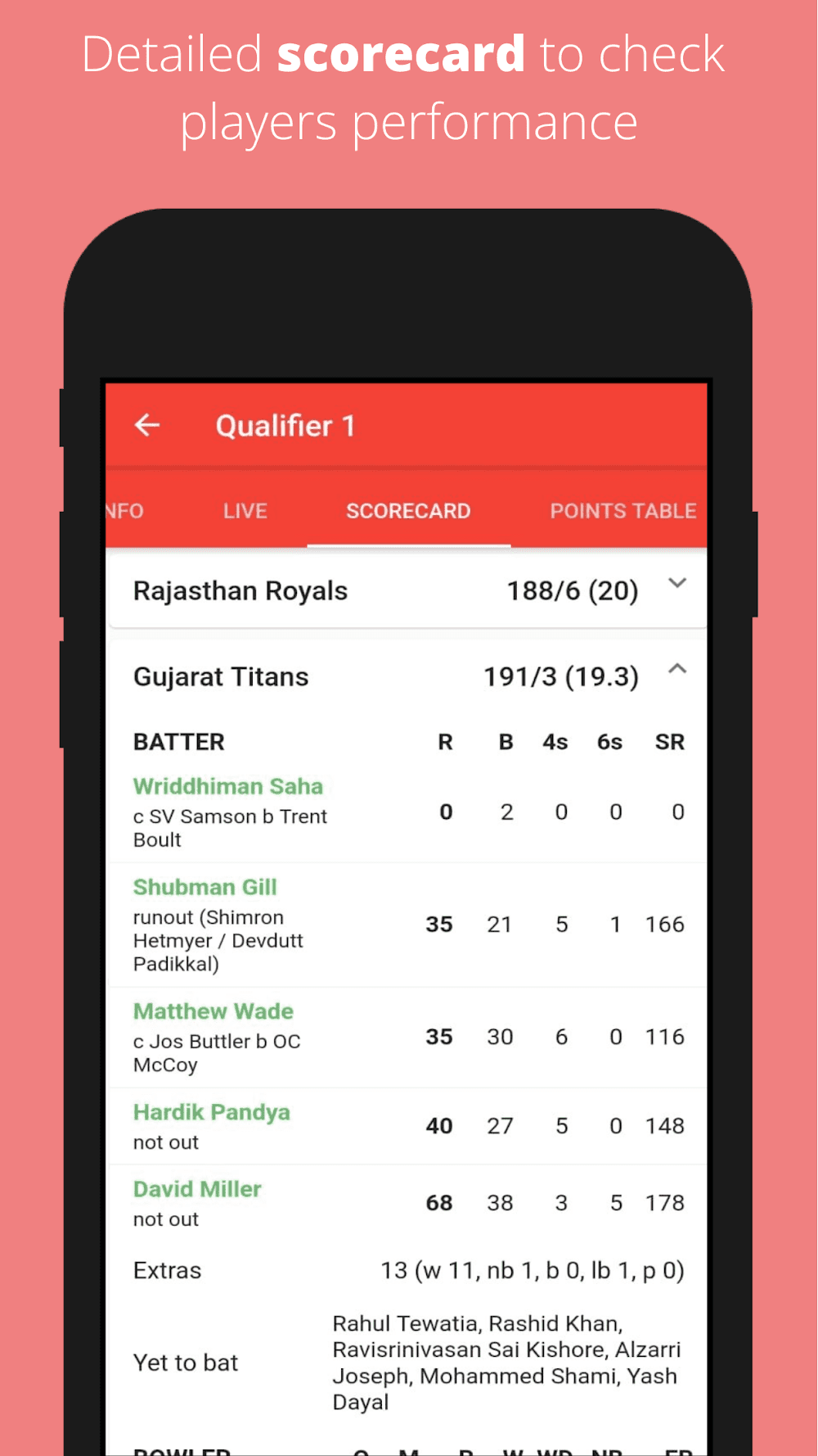CricRed Screenshot 3