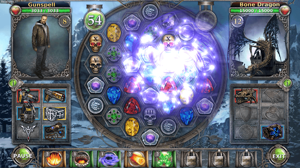 Gunspell - Match 3 Puzzle RPG Screenshot 3
