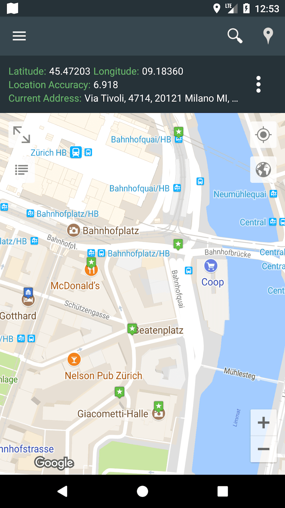 My Location Screenshot 1