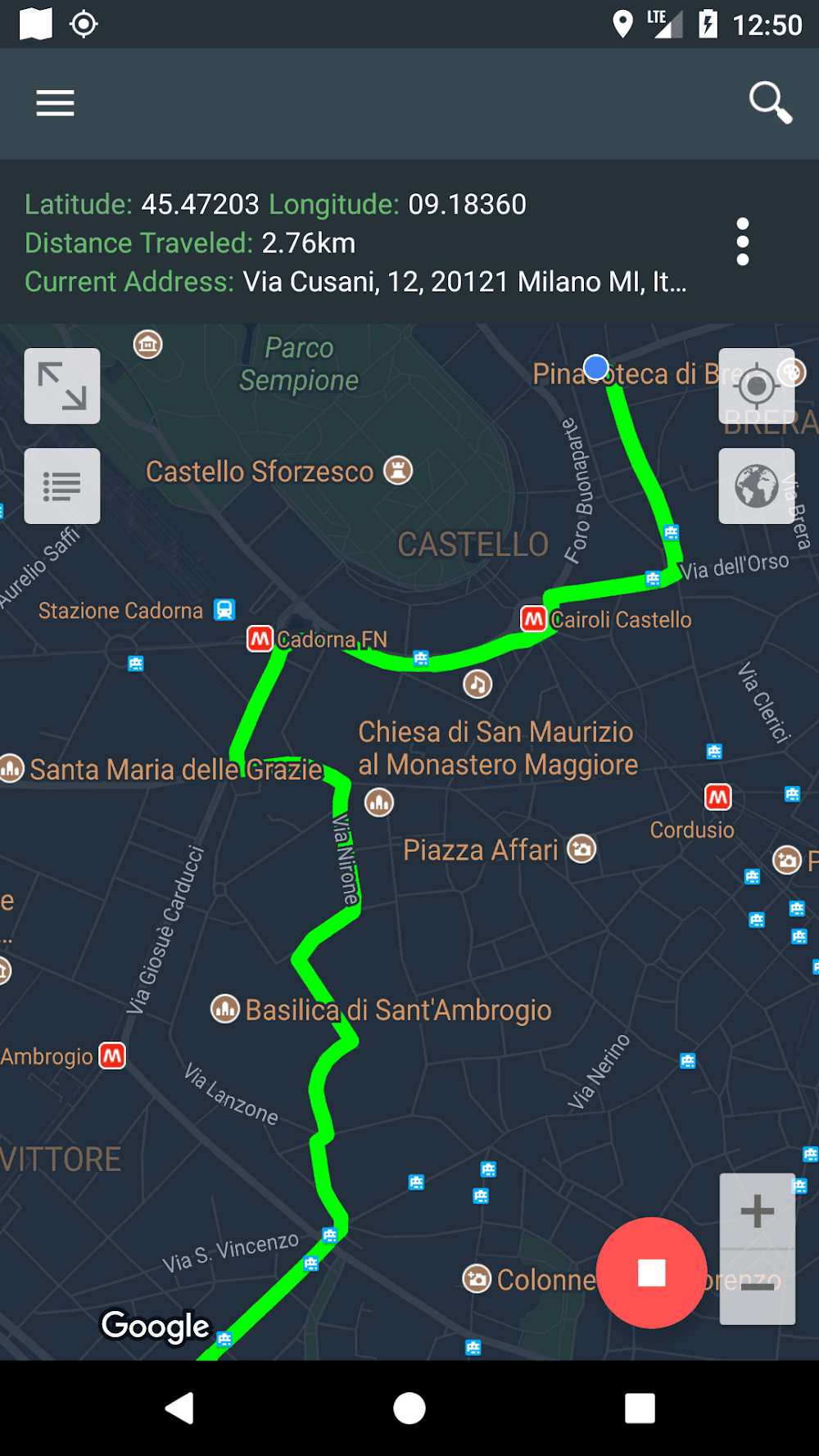 My Location Screenshot 2