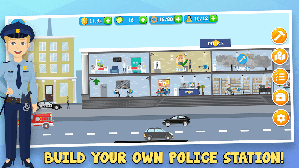 Police Inc: Tycoon Police Stat Screenshot 1