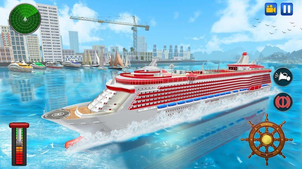 Real Cruise Ship Driving Simul Screenshot 1