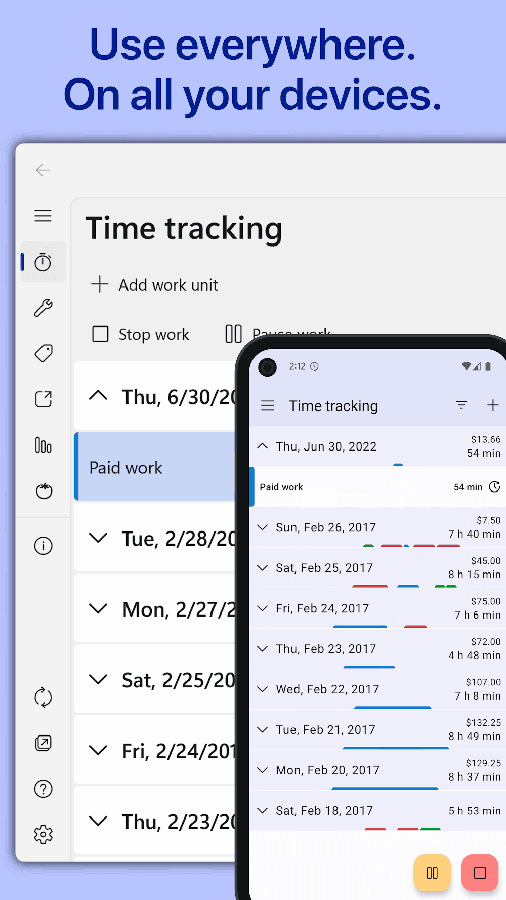 WorkingHours Screenshot 3