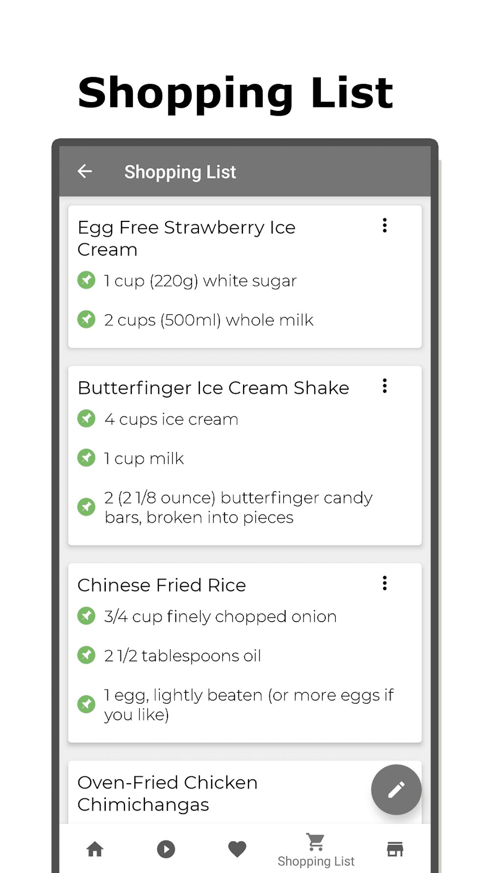 Easy Recipes Screenshot 2