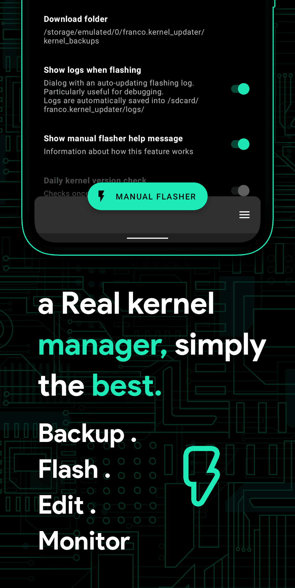 Franco Kernel Manager Screenshot 5
