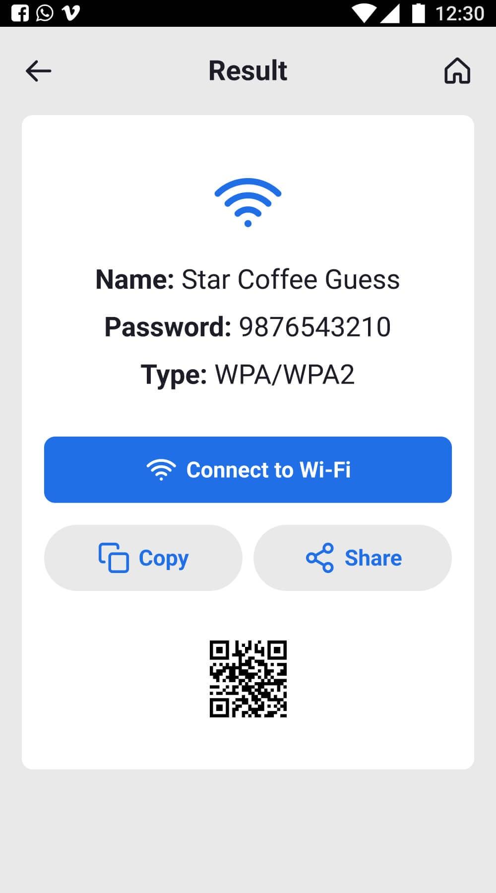 QR Code Scanner Barcode Reader Screenshot 3