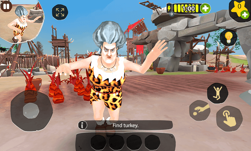 Scary Teacher Stone Age Screenshot 3