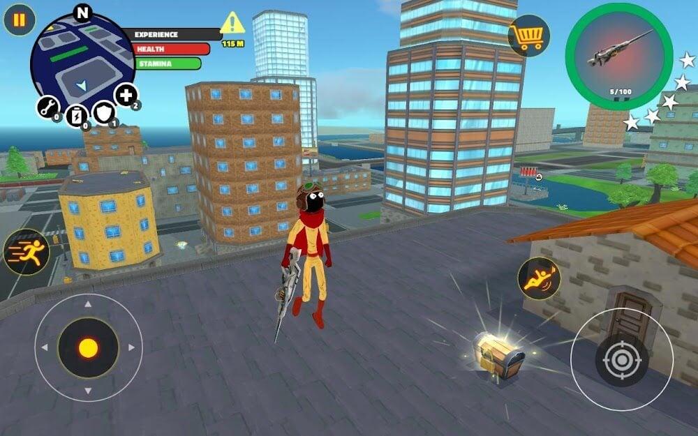 Stickman Superhero Screenshot 1