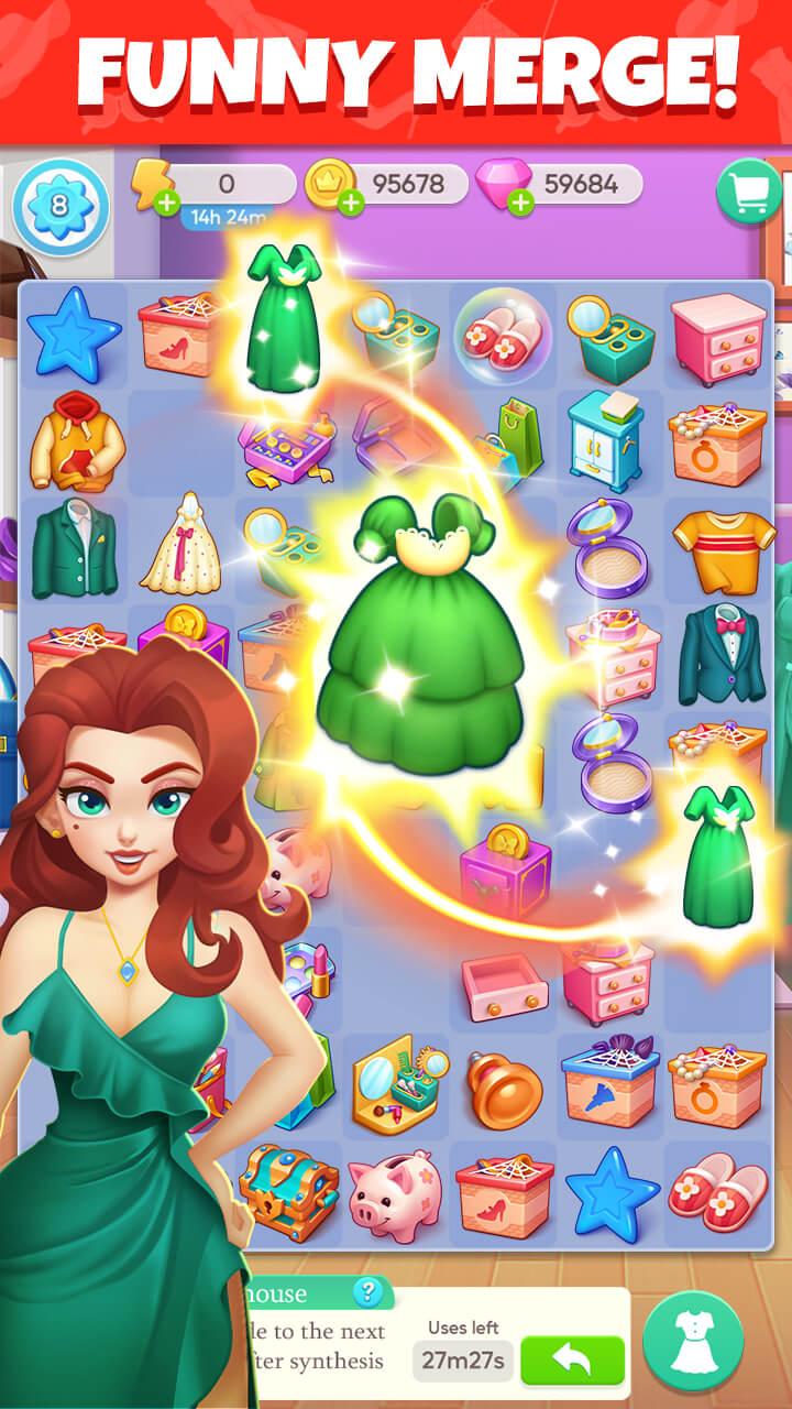 Makeover Story: Fashion Merge Screenshot 4