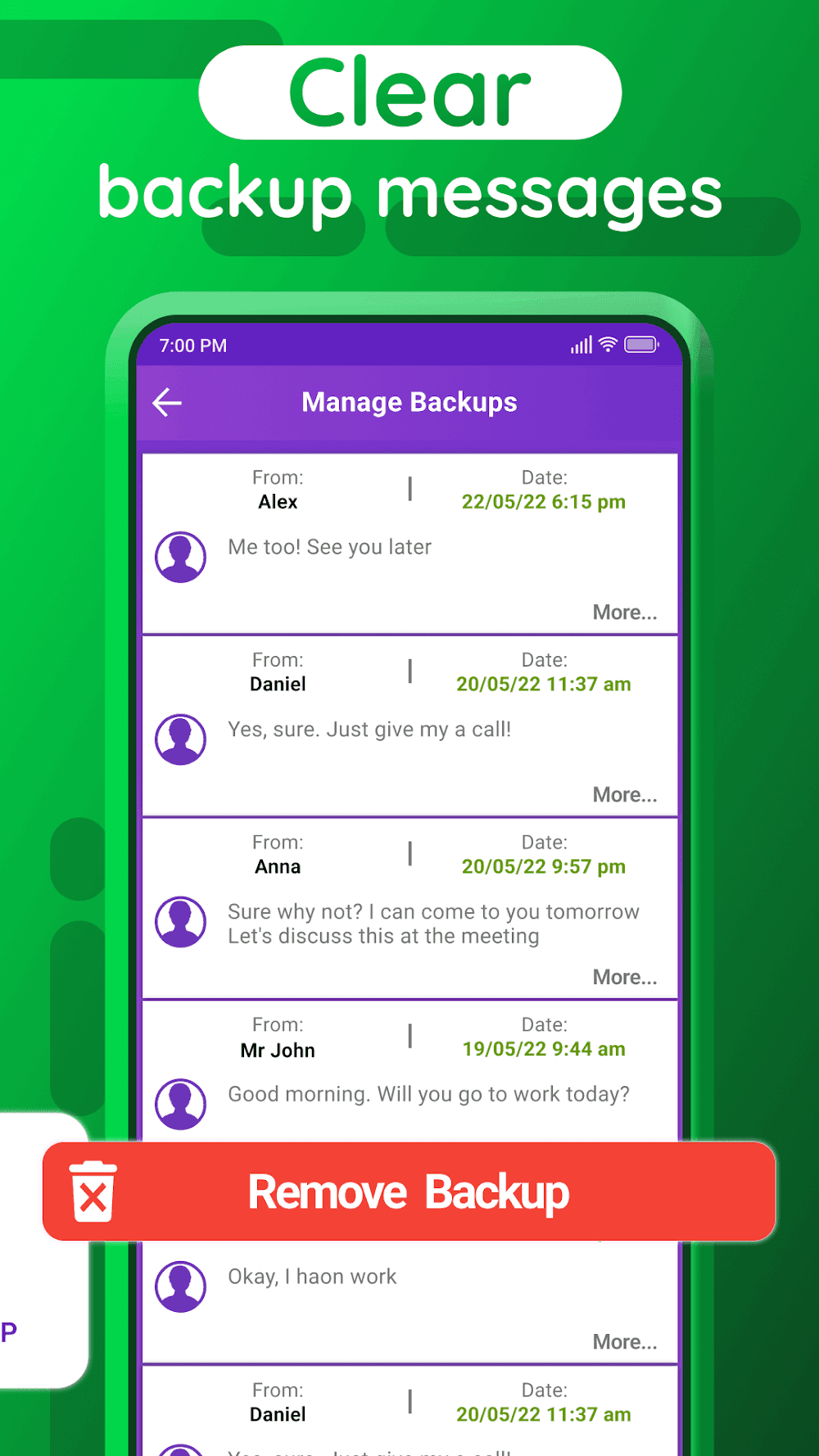 Recover Deleted Messages Screenshot 3