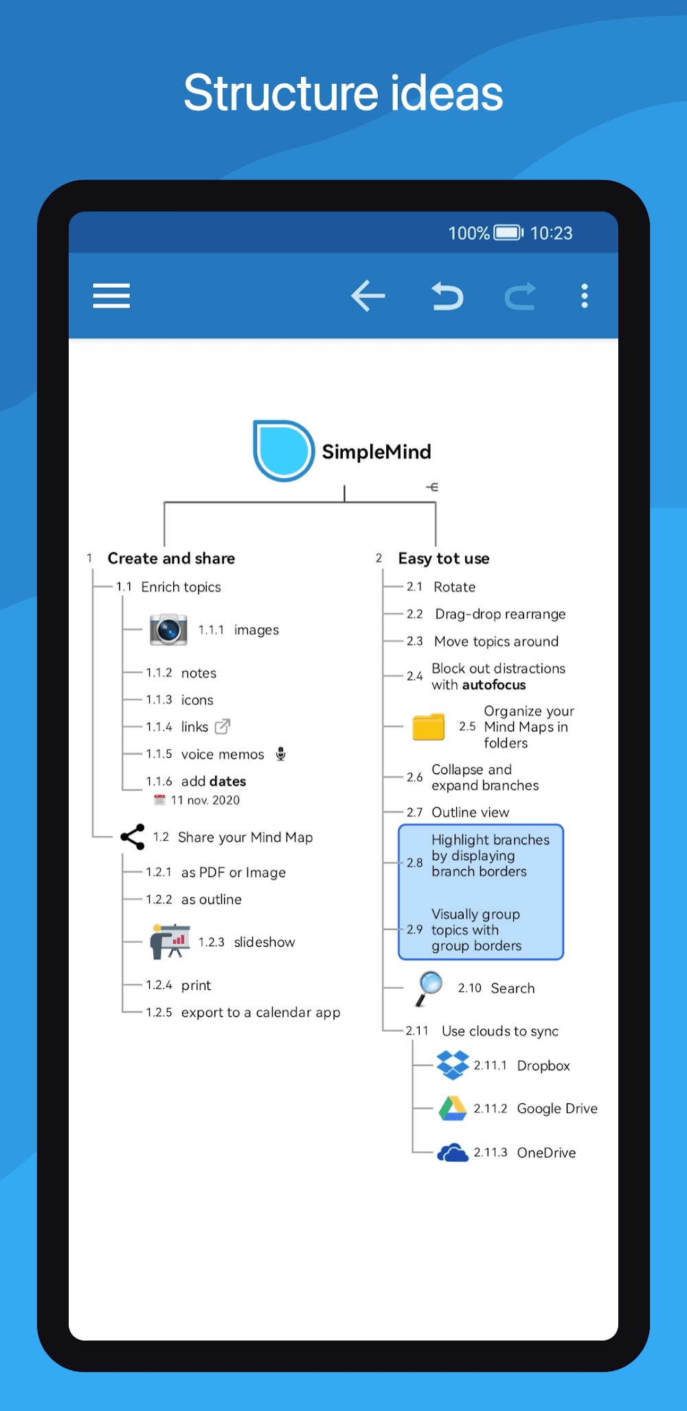 SimpleMind Pro Screenshot 3