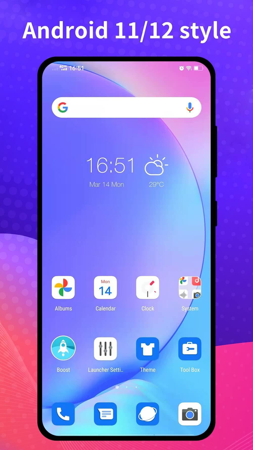 Rich Launcher for Android 16 Screenshot 2