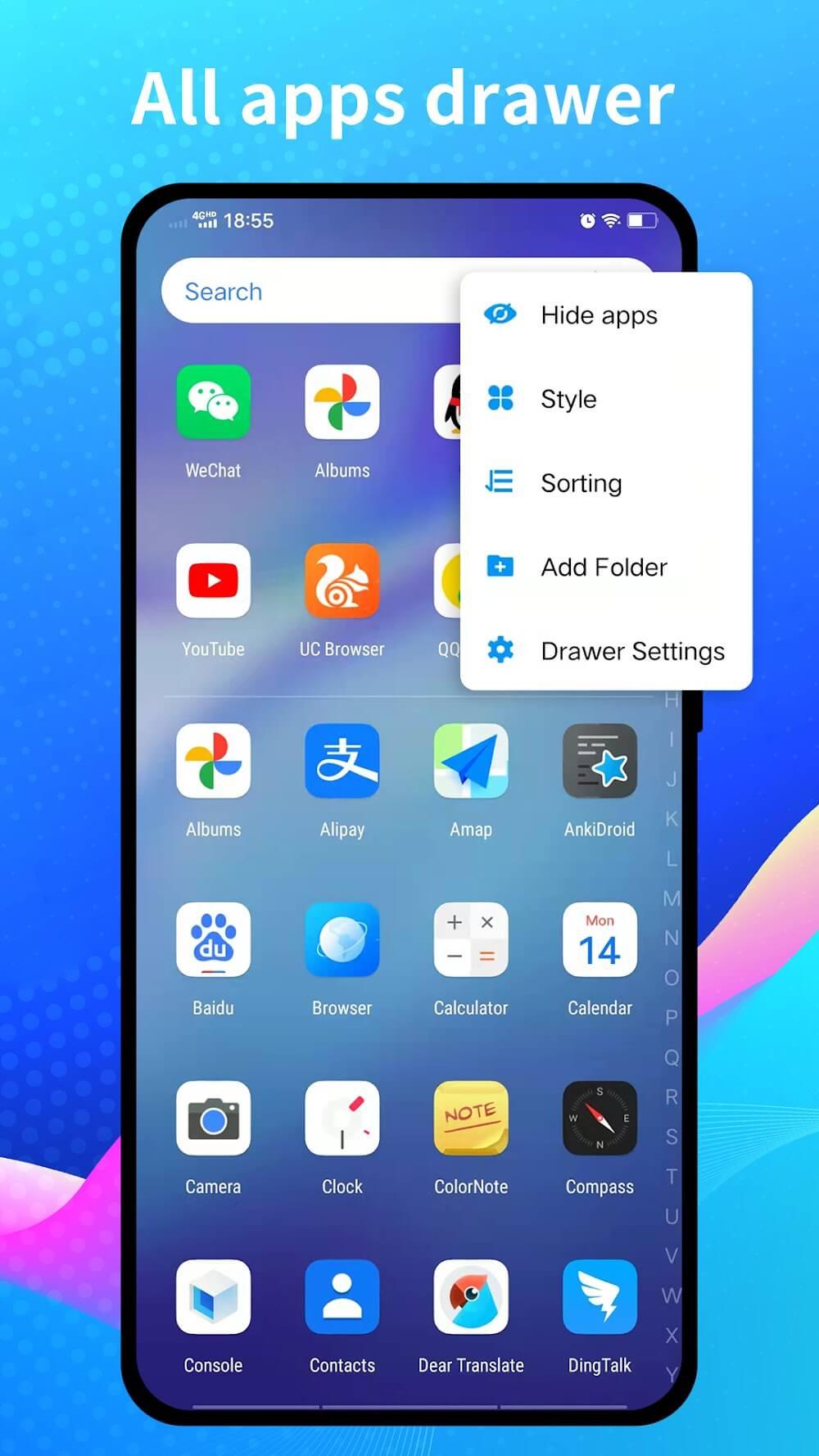 Rich Launcher for Android 16 Screenshot 1