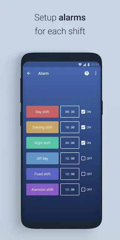 Shift Work Schedule Calendar Screenshot 5
