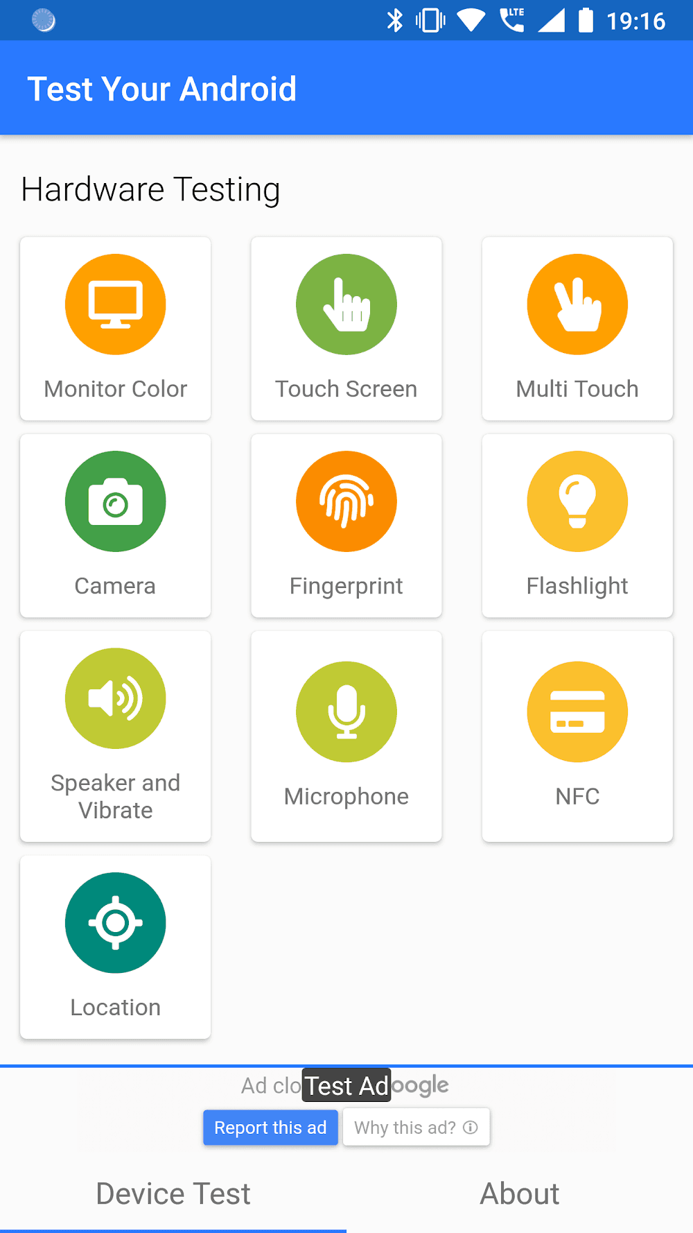 Test Your Android Screenshot 2