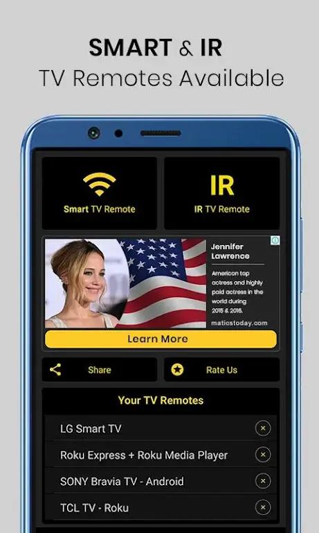 Universal TV Remote Control Screenshot 1