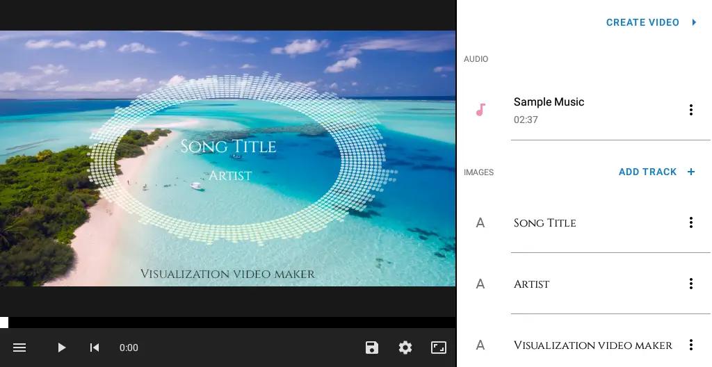 Visualization Video Maker Screenshot 1