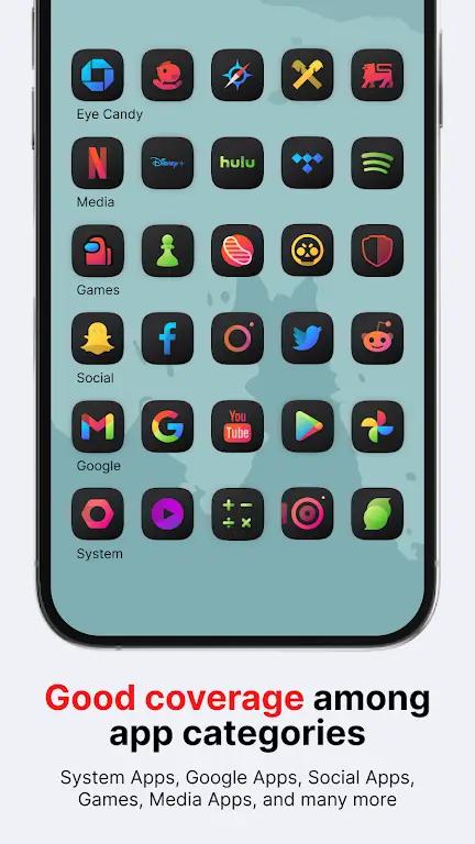 Athena Dark Icon Pack Screenshot 1