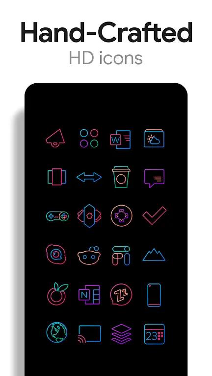 Lines Chroma - Icon Pack Screenshot 3