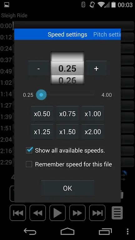 Music Speed Changer: Audipo Screenshot 2
