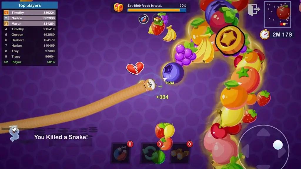 Worms Merge (Snake Merge) Screenshot 3