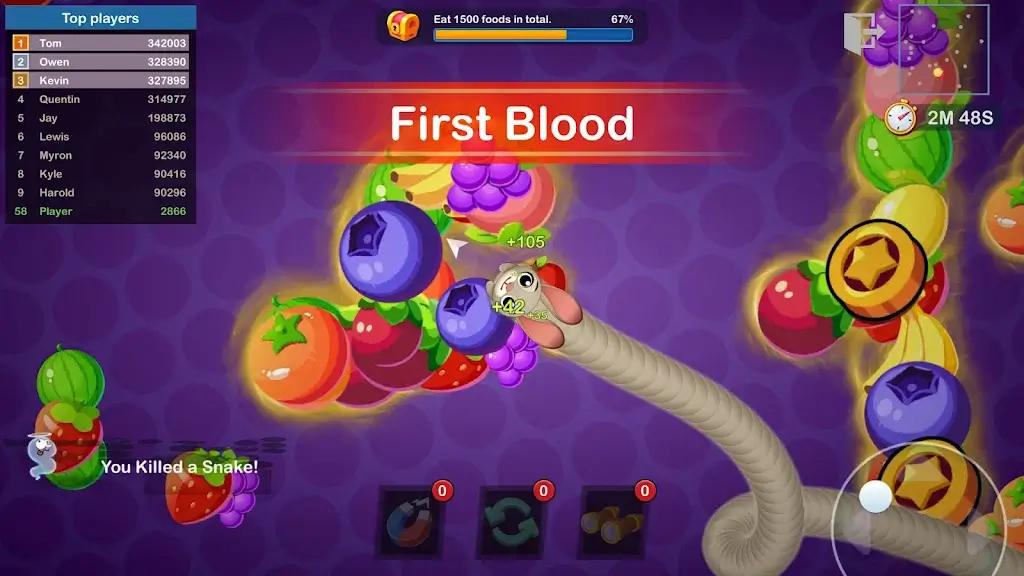 Worms Merge (Snake Merge) Screenshot 4