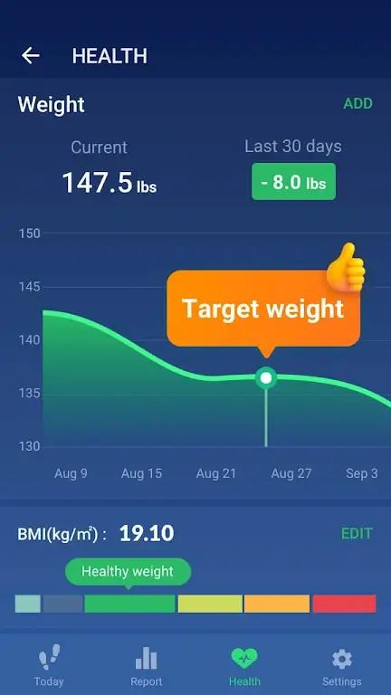 Pedometer Screenshot 5