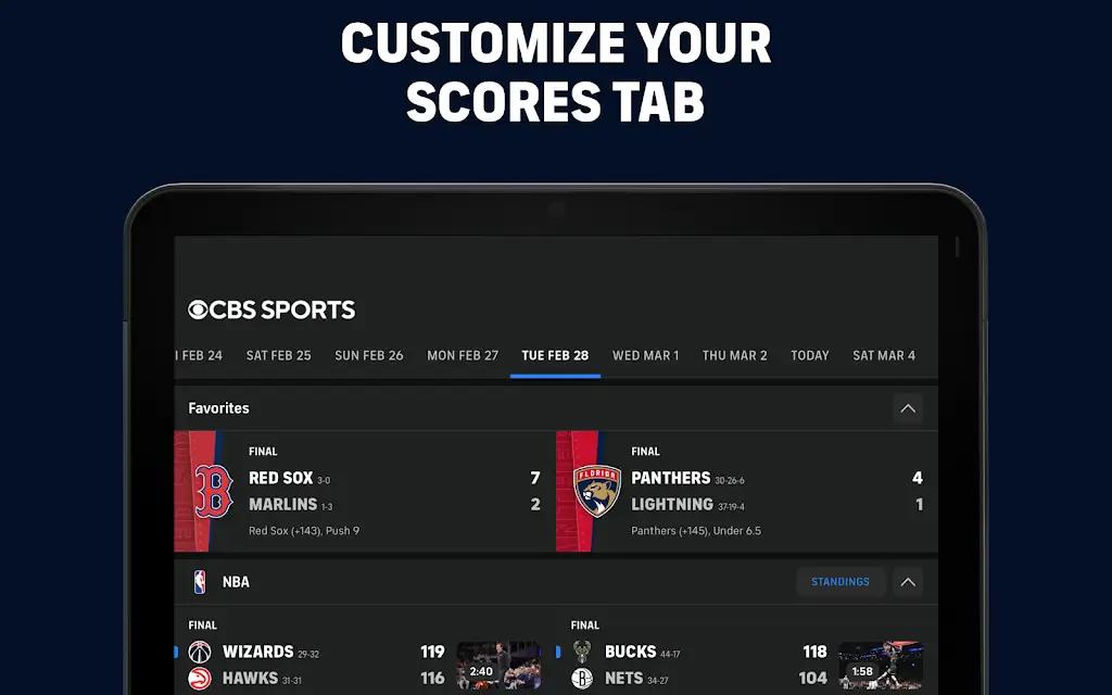CBS Sports Screenshot 3